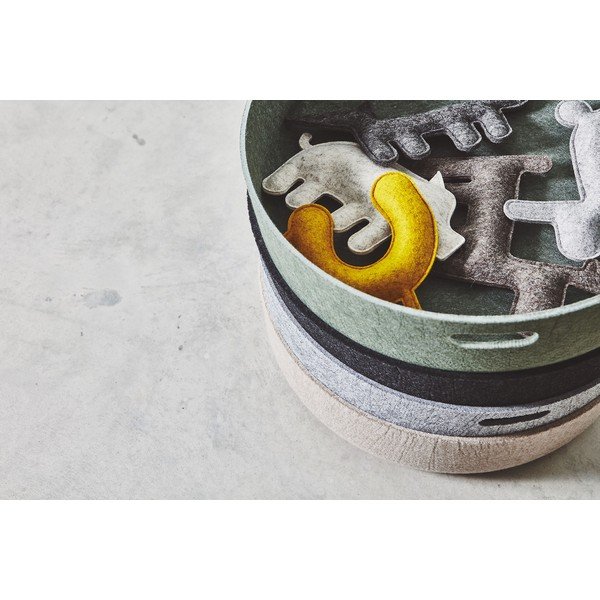 Cesto per giocattoli per animali domestici ø 46x12 cm Cesto Black - MiaCara-image-2