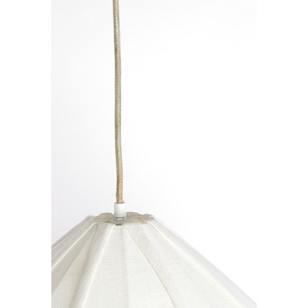 Lampada a sospensione crema ø 49 cm Zubeda - Light & Living-image-4