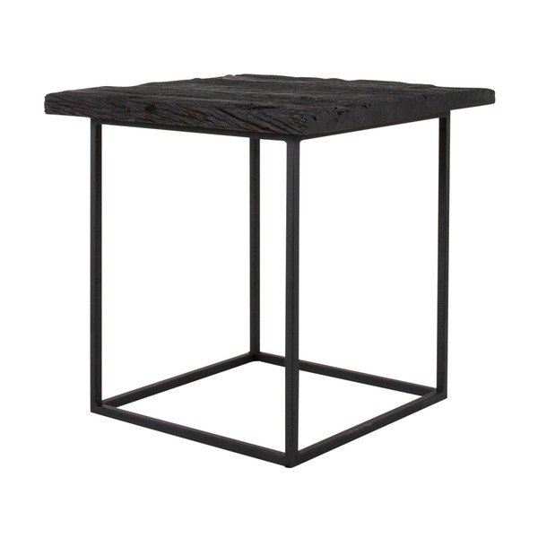 Odkládací stolek s deskou z exotického dřeva Canett Hayes Bob, délka 50 cm-image-1