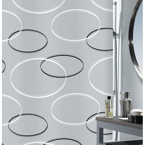 Tenda per doccia 180x200 cm Anello – Spirella-image-1