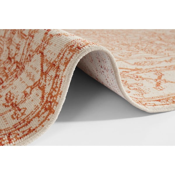 Tappeto arancione con cotone riciclato , 200 x 290 cm Sarobi - Nouristan-image-2