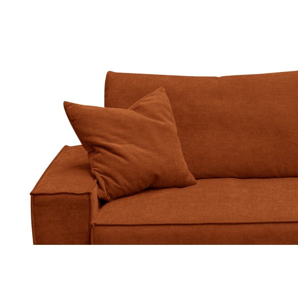 Divano letto angolare arancione (variabile) Melow - Ghado-image-3