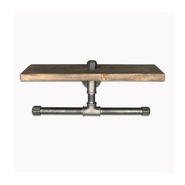 Scaffale in legno con supporto per tubi Raf - Evila Originals