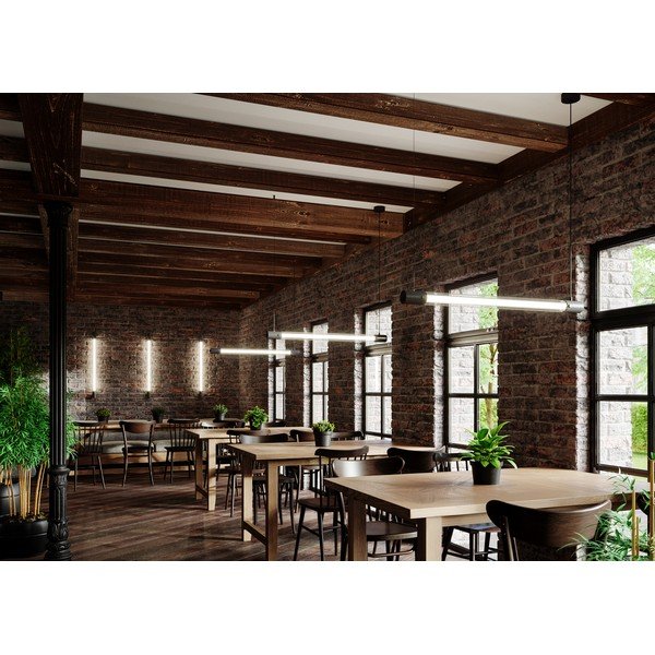 Lampadario nero in metallo VALO – Thoro-image-1