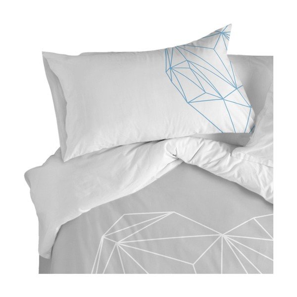 Set di 2 federe in cotone Cuore, 50 x 75 cm - Blanc-image-3