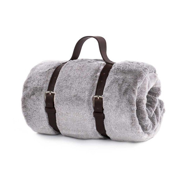 Copriletto grigio Bitone, 140 x 180 cm Rabbit - Tiseco Home Studio