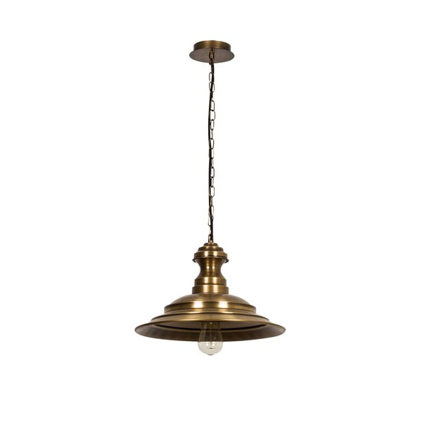 Lampadario color bronzo con paralume in metallo ø 39 cm Obyla – Opviq lights-image-3