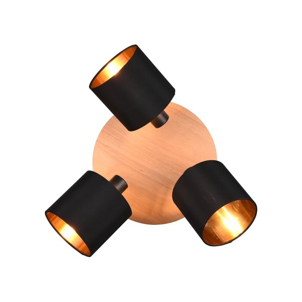 Faretto nero/di colore naturale ø 12 cm Tommy – Reality-image-4