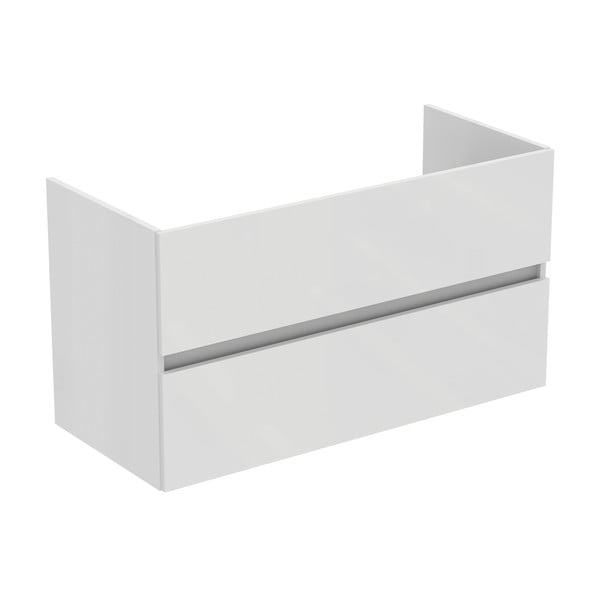 Mobile a sospensione bianco per sottolavabo 100x55 cm Eurovit+ - Ideal Standard-image-2