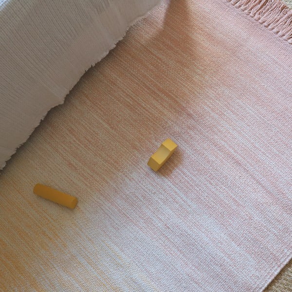 Tappeto lavabile rosa-arancio 100x150 cm Kirthy - Nattiot-image-3