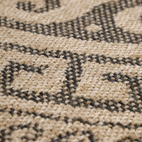 Tappeto rotondo per esterni nero e beige ø 80 cm Comilla - Ayyildiz Carpets-image-2