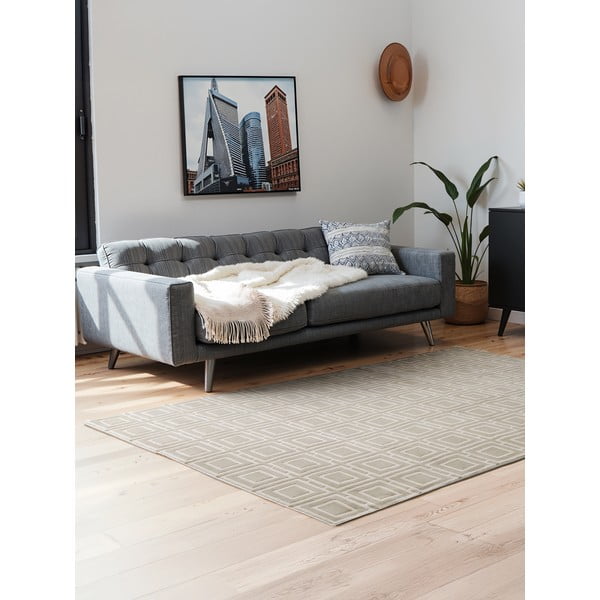 Tappeto color crema 120x170 cm Perles Howlite – Elle Decoration-image-1