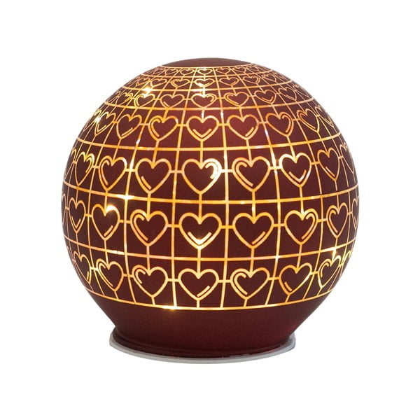 Decorazione leggera bordeaux ø 12 cm Frida - Sirius