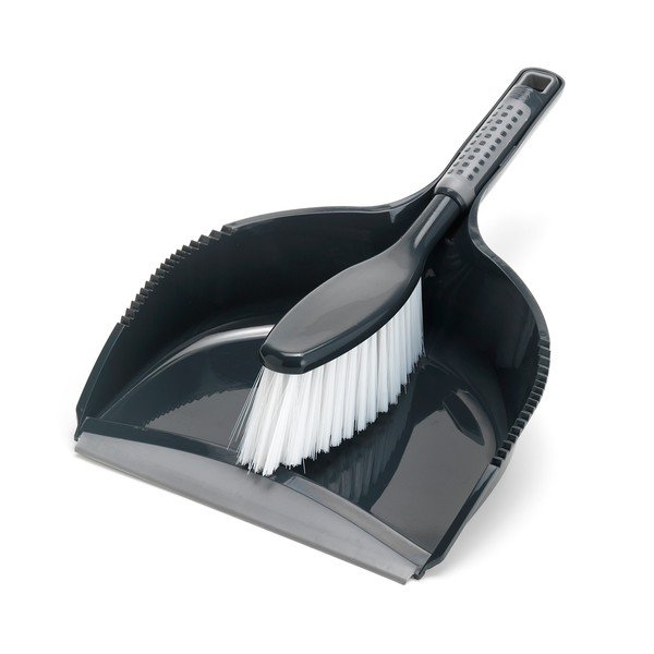 Set scopa e paletta nero Comfigrip - Addis