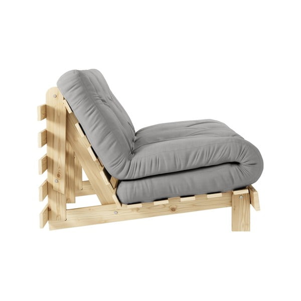 Divano letto grigio 140 cm Roots - Karup Design-image-4