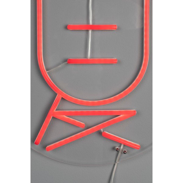 Decorazione con luce al neon a LED rossa Sya - Dutchbone-image-4