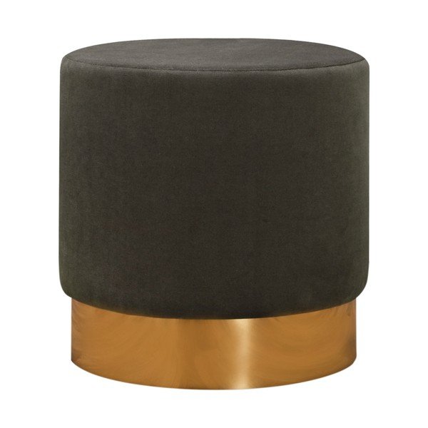 Pouf Olga grigio scuro - Balcab Home