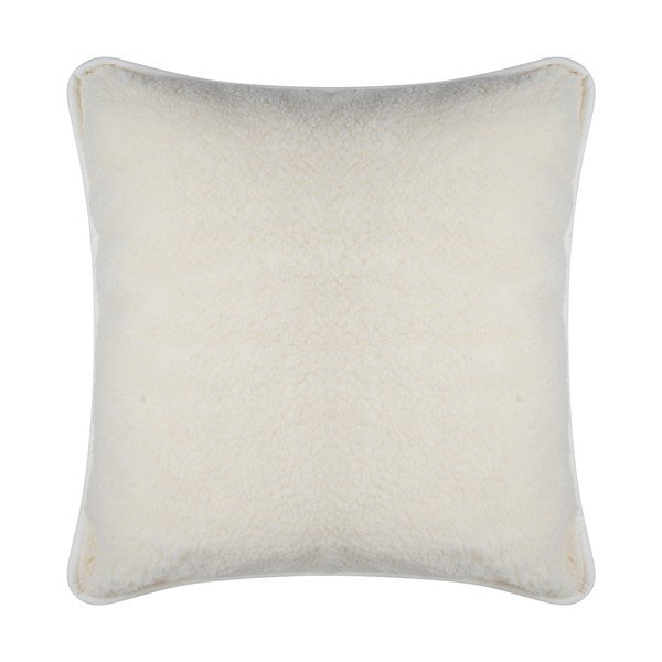 Cuscino in lana merino bianco, 80 x 80 cm - Native Natural