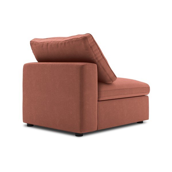 Parte centrale rosa del divano modulare in velluto a coste Galaxy - Windsor & Co Sofas-image-3
