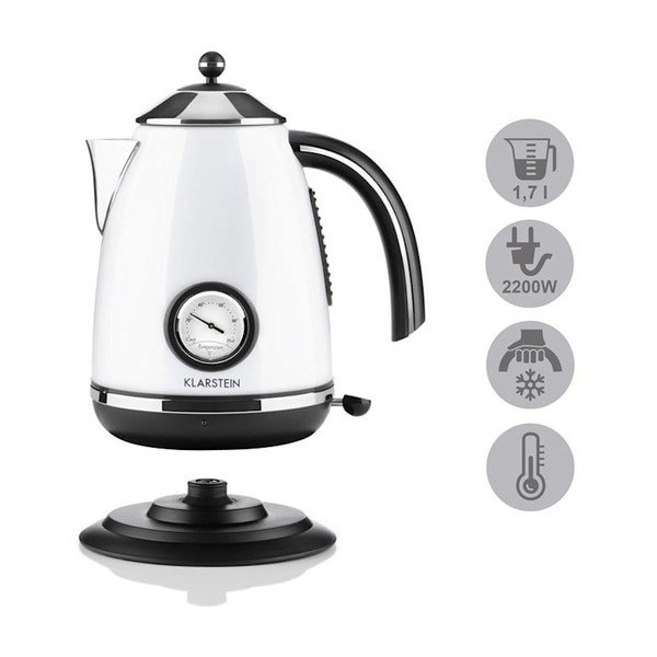 Bollitore bianco Aquavita Chalet - Klarstein-image-3