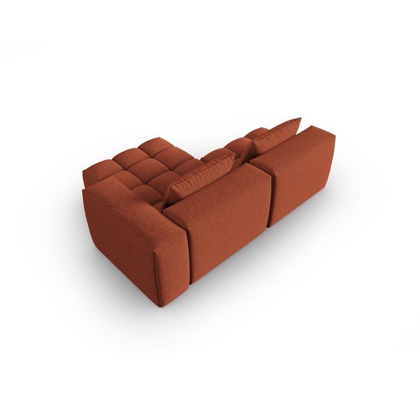 Divano angolare color terracotta (con penisola a destra/con chaise lounge) Verona – Cosmopolitan Design-image-4