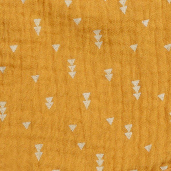 Bavaglini in mussola gialla in set da 2 - Bébé Douceur-image-1
