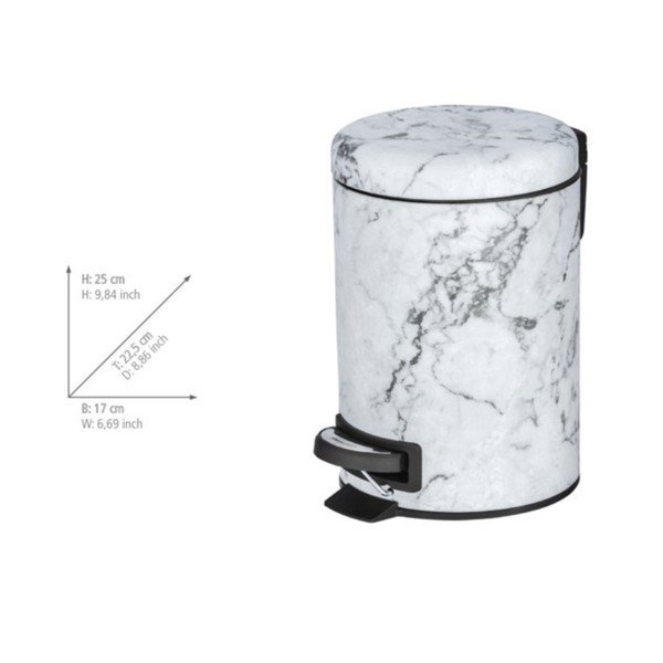 Cestino per pedali , 3 l Onyx - Wenko-image-3