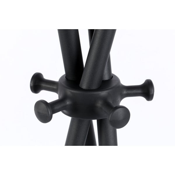 Appendiabiti in acciaio nero Darwin - White Label-image-3