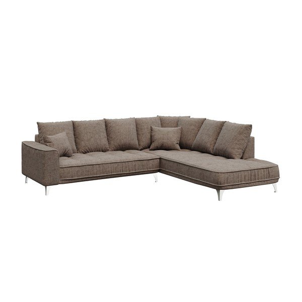 Divano angolare beige scuro Devichy , angolo destro, 288 cm Chloe - devichy-image-2