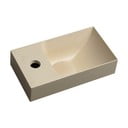 Lavabo color crema in calcestruzzo 31x17 cm Piccolino – Sapho