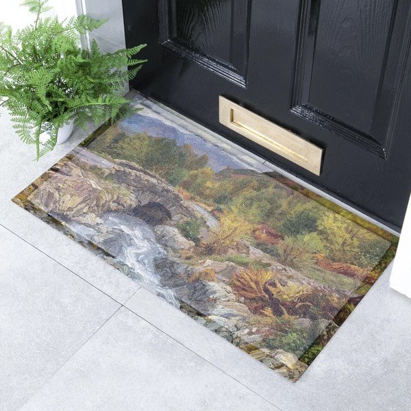Zerbino in plastica riciclata 40x70 cm Autumn Nature Landscape  – Artsy Doormats-image-1