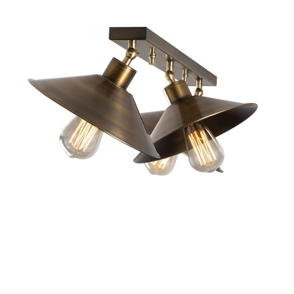 Plafoniera color bronzo con paralume in metallo ø 24 cm Berceste – Opviq lights-image-1