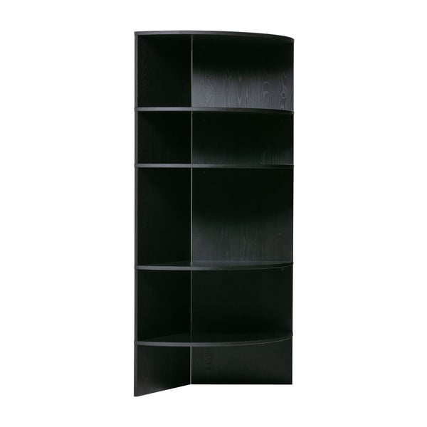 Libreria in frassino nero 100x168 cm Trian - WOOOD