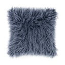 Cuscino di pelliccia blu Mohair, 45 x 45 cm - Tiseco Home Studio