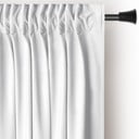 Tenda parzialmente oscurante bianca in velluto 140x270 cm Pleat – Restilo
