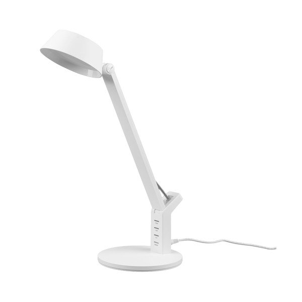 Lampada da tavolo LED bianco opaco con intensità regolabile (altezza totale 40 cm) Ava – Trio