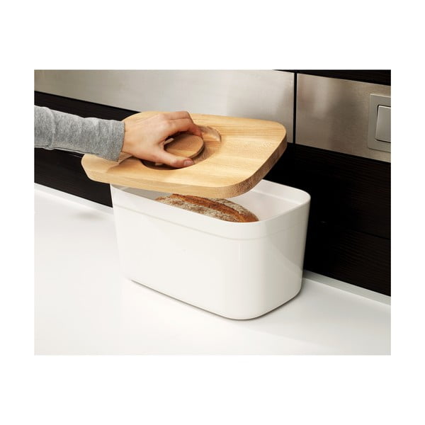 Cestino per pane bianco con coperchio in legno Cestino - Joseph Joseph-image-3