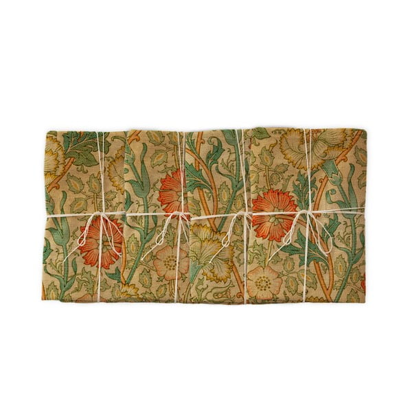 Set di 4 tovaglioli in lino , 43 x 43 cm Jardin des Plantes - Tierra Bella