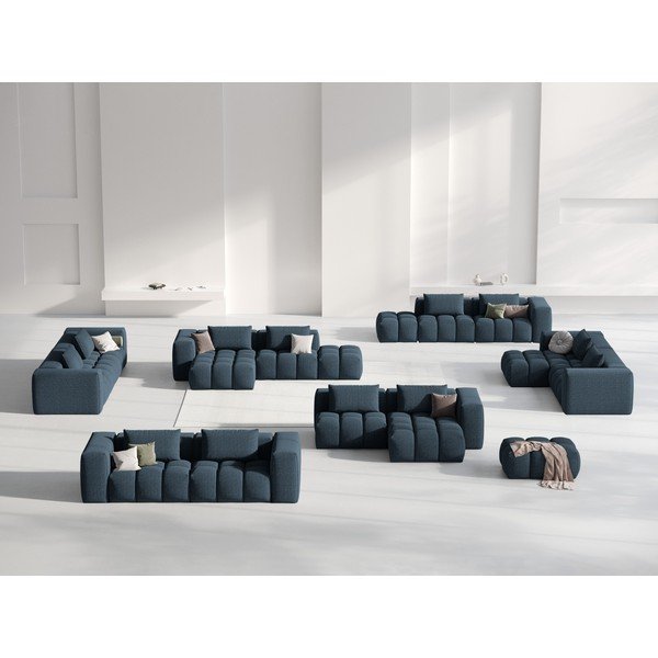 Divano angolare blu scuro (con penisola a destra/con chaise lounge) Verona – Cosmopolitan Design-image-1