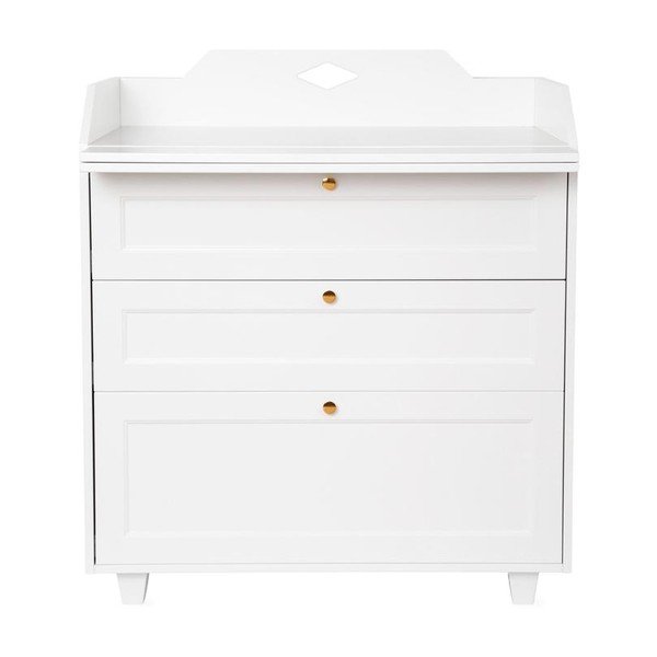 Credenza per bambini bianca con fasciatoio 88x102x60 cm Luca – Cam Cam Copenhagen