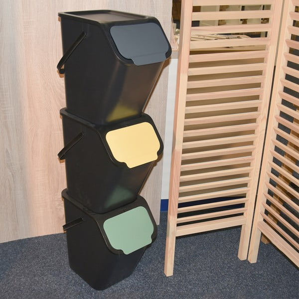 Bidone in plastica per rifiuti differenziati 25 l Bin - Orion-image-2