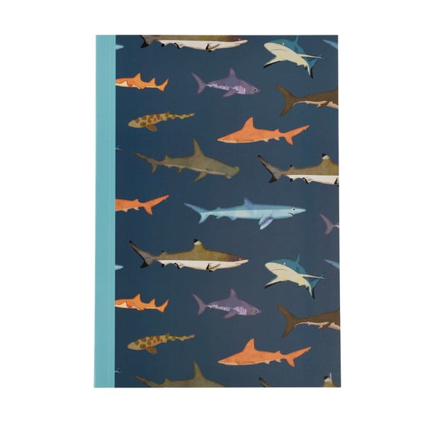 Quaderno 60 pagine formato A5 Sharks - Rex London