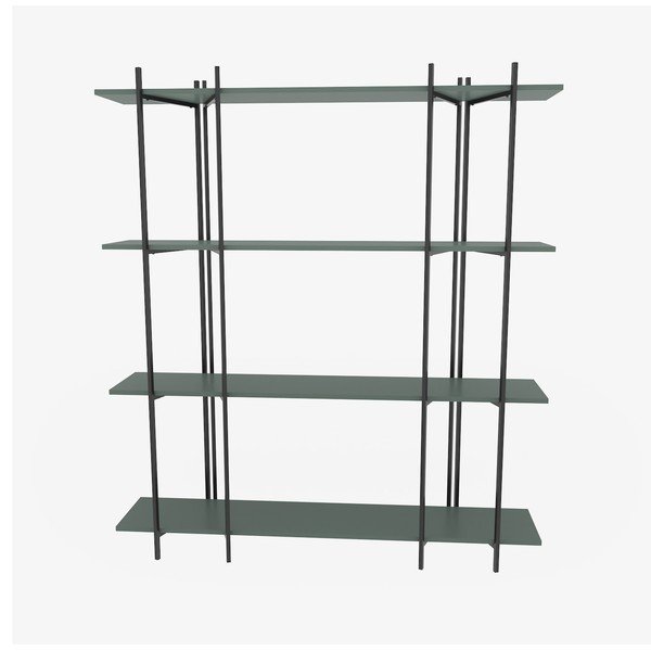 Libreria verde 160x180 cm Moss - Kalune Design-image-1