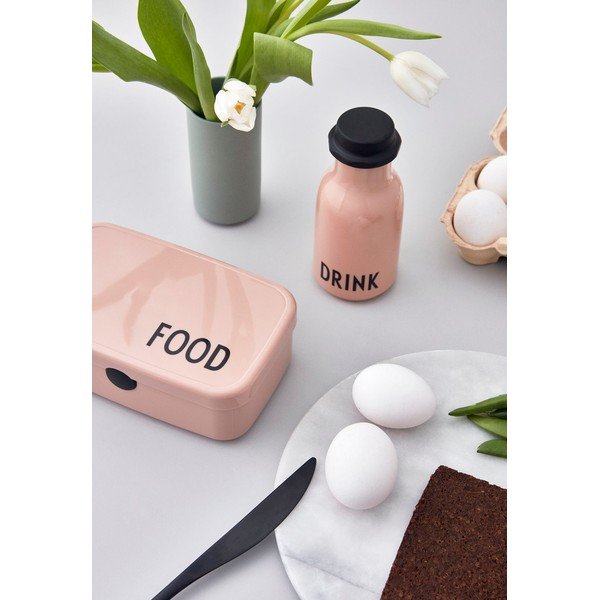Biberon rosa , 330 ml Drink - Design Letters-image-1