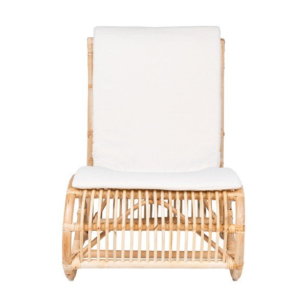 Poltrona in rattan bianco Valencia - House Nordic-image-1