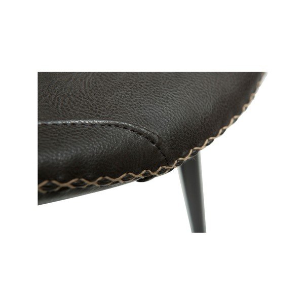 Sedia in similpelle grigia Flair - DAN-FORM Denmark-image-4