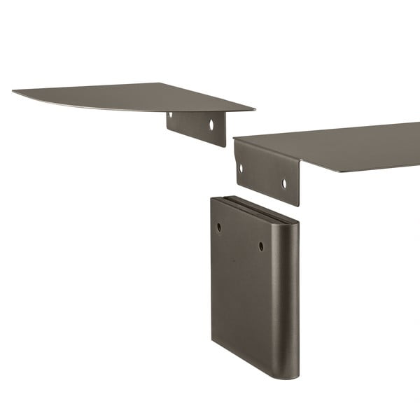 Mensola grigia in acciaio 80 cm Oru – Blomus-image-4