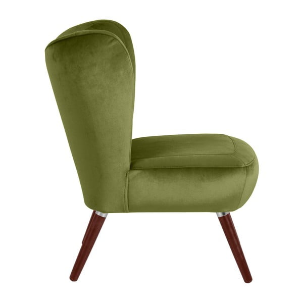 Poltrona verde Velvet Sari - Max Winzer-image-2