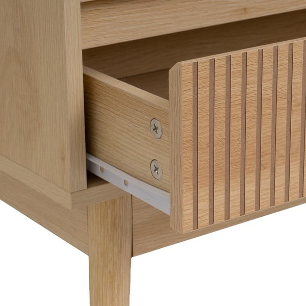 Libreria di colore naturale 80x120x40 cm Naroa – Casa Selección-image-4