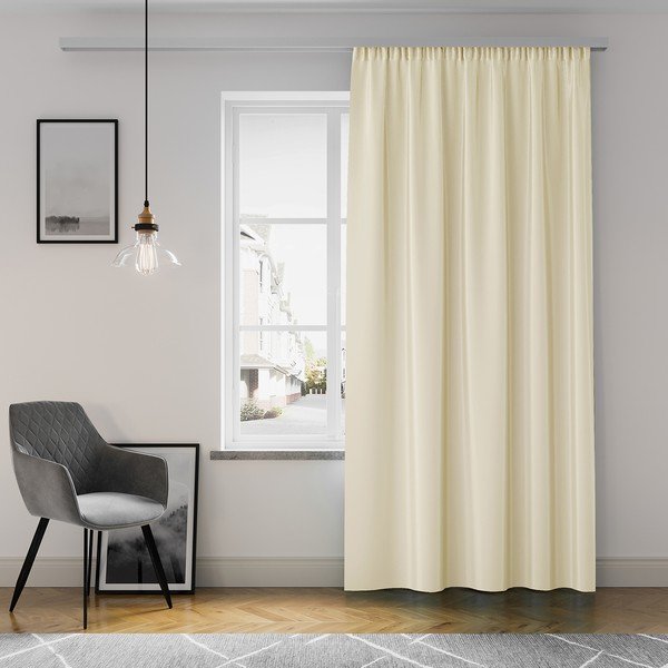 Tenda a pieghe beige, 140 x 250 cm Oxford - AmeliaHome-image-1
